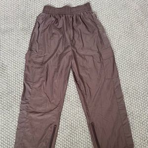 Jluxlabel cargo/parachute pants. Brown